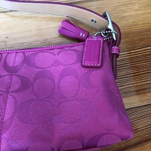 NWT Pink Coach Shoulder Bag